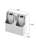 Two Way Charging Hub For DJI Neo Drone Batteries, Fast Dual Charger Station With Size Dimensions