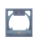 Heavy Duty Square Spirit Level With Precision Ground Base And Smooth Reading Vials For Dead Legit Accuracy On Any Framing Carpentry Or Shop Project, showing the front view.