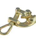 Haven's Grip For Messenger And Guy Strand Cable, Light Duty, Grippy Knurled Jaw Tool, 1/8 To 1/2 Inch Cable Diameter, Gold Finish