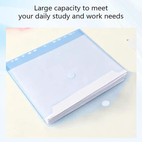 Six Pack Plastic Binder Pockets Folders With Transparent Pockets And Label Window A4 Size Each Holds Up To 150 Sheets