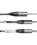 Heavy Duty Steel Square Hole Drill Bits For Precision Woodworking And Carpentry Mortising Chisels, 6mm, 8mm, 12.5mm set.