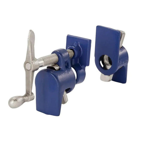 Three Quarter Inch Pipe Clamp With Quick Grip Ergonomic Handle Large Feet For Stability And Easy Clutch Release Durable Clamp For Quick DIY Wood And Metal Projects