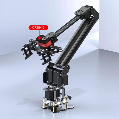 High Output 35Kg Cm Digital Servo Motor Featuring Built In Magnetic Encoder For Flawless 360 Degree Continuous Rotation On Robotics And Automation Projects, robot arm with gripper