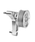 Premium Aluminum Idler Pulley Kit Adjustable EP3 Style For K-Series Civic Integra K24 Swap Engine W/ Low Noise Bearings Smooth Ride, silver