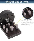 Round Disc Cutter Set With 13 Disc Sizes From One Quarter Inch To Three And Three Eighths Inches Yellow Handle Precision Hole Punch display with various size options