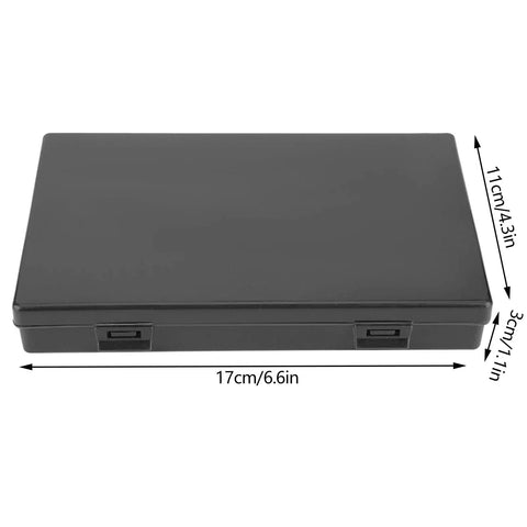 Closed black case for 11Pcs M16x1.5 Thread Repair Kit In Stainless Steel For Helicoil Style Threaded Holes, compact and portable.