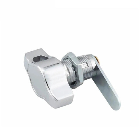 Keyless Cam Lock Handle For Drawers And Cabinets With Hook, Zinc Alloy Locker Lock For Cabinets, Drawers, And Yacht Accessories, DIY Rarelock MMS485 I 1 Pack