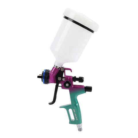Straight Up Rock Solid Hvlp Paint Sprayer Featuring A Generous Six Hundred Ml Cup And Precision Point Three Tip for spray application