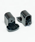 Complete Black Microwave Door Handle Repair Kit For General Electric Appliances Includes End Caps, Screws And Washers To Fix Dishes With Easy One-Stop Installation And Perfect Fit For Your Stove Or Oven Unit. black plastic end caps