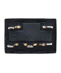 G8V-1C7T-R-DC12 12V 35A 5-Pin Marine Relay bottom view showing pin layout and shielded design for boat electrical systems