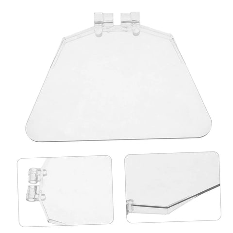 4 Pack Transparent Eye Shield Replacement For Bench Grinder And Grinding Machine Safety Guard shows clear durable plastic design