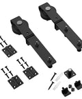 Bi Folding Barn Sliding Door Roller Kit J Shape Roller Only For Barn Doors Beefy Steel Hanger Supports Up To 330 Lbs Quiet Nylon Wheels