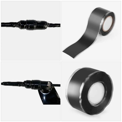 DIY Friendly Self Fusing Silicone Tape Waterproof And Heat Resistant Patch Tape for various repairs and sealing, 5cm wide.