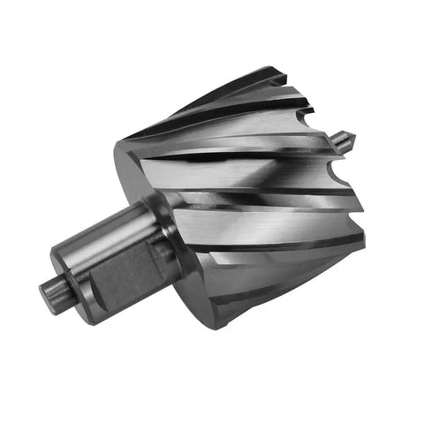 Badass Hss Annular Cutter 1 13/16 Inch Cut Diameter With 3/4 Weldon Shank and precision pilot pin for metal work.