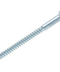 M7 Self Tapping Confirmat Style Furniture Screws Set, Carbon Steel With Zinc Plating, 10x85mm, close-up view