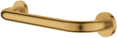 Essentials 12-Inch Grab Bar Brushed Gold For Bathroom And Shower With Concealed Mounting No-Fuss Easy Install Durable Metal Build Slip-Resistant