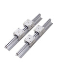 Slick High Precision SBR12 Linear Guide Rail Kit With 400MM Fully Supported Shafts And Smooth Bearing Blocks for CNC motion