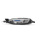 Versatile Variable Speed Rotary Tool Kit With Bright Pivot Light And Beefy Motor For Smoother Grinding Cutting Engraving And Crafts Reconditioned Hardware, side view of Dremel 4300 tool.