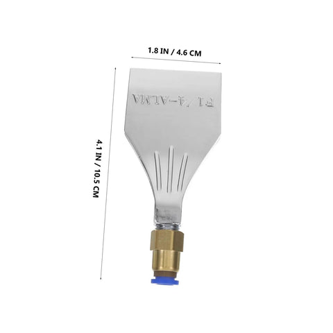 Yardwe Replacement Air Nozzle For Industrial Heat Resistant Blower Spray Attachment, aluminum nozzle, 1.8 in width, fast drying tool.