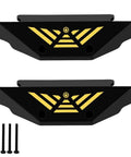 Brass Black Coated Side Plates And Pedal Body Bracket For 1 24 Axial AX24 RC Crawler Chassis Upgrade, shown with screws