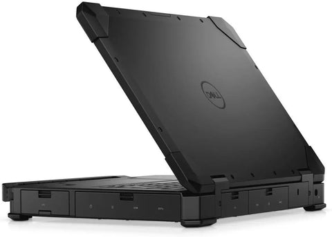 Rugged Laptop Featuring Intel Core I5, 16Gb Ram, And 512Gb Ssd shown from the side, displaying external ports and durable build.