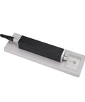 Portable Digital Surface Roughness Tester Meter For Hella Precise Industrial Metal Plastic Wood Finish Measurement With Rock Solid Compact Design And Slick Professional Calibration on a white background.