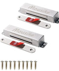 Set of two Beefy Heavy Duty Magnetic Door Catch 90lb Hold With Tough Stainless Steel Magnets for cabinets with screws