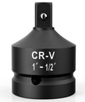 Kickass One Inch To Half Inch Impact Socket Adapter Reducer Conversion Kit For Real Mechanics And Home Shops Built From Damn Tough Chromoly Steel.