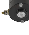 Close-up of 12V 1 HP Permanent Magnet Hydraulic Pump Motor Replacement wiring terminals for Lippert systems.