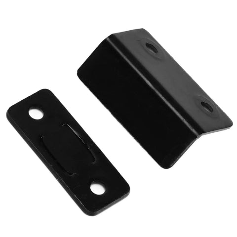 Cabinet Door Magnetic Catch With Suction Stop No Drill Easy Install L Shaped Steel Magnet For Cabinets Drawers And Sliding Doors