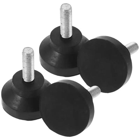Beefy Heavy Duty Leveling Feet With Adjustable Threaded Levelers For Machines And Equipment, Rugged And Rust Resistant, 4 Pack