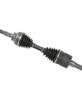 4X4 Front CV Axle Shafts And Front Wheel Hub Bearings Replacement Kit For 2004 2005 2006 2007 2008 Chevy Colorado GMC Canyon Isuzu I-350 I-370 4X4 Models Includes Two Axles And Two Bearings CV axle shaft close-up.