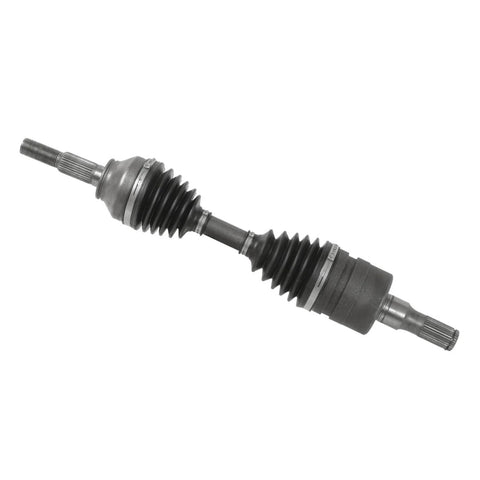 4X4 Front CV Axle Shafts And Front Wheel Hub Bearings Replacement Kit For 2004 2005 2006 2007 2008 Chevy Colorado GMC Canyon Isuzu I-350 I-370 4X4 Models Includes Two Axles And Two Bearings CV axle shaft close-up.