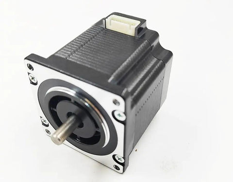 Black Pro Grade Four Pack 56mm Stepper Motor With 1.26Nm Torque And 2.8A Current, showing 6.35mm shaft, CNC use
