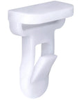 Close-up of a white plastic clip from the Front And Rear Spoiler Molding Clip Kit 25 Pcs For Toyota And Lexus Cars Including 4Runner Camry Corolla FJ OEM 75392-35220.