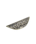 Straight Up Vintage Drawer Pulls 4 Pack Killer Bronze Finger Edge Cabinet Handles With Smooth Concealed Grip And 64 Mm Center Spacing Durable Zinc Alloy Construction Premium Home Hardware Upgrade decorative bronze drawer pull with intricate design.