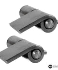 Heavy Duty Weld On Gate Hinges 3.2 Inch 5mm Steel 440 Lbs Capacity Detachable Pin Weldable For Easy Installation, Pack of 2