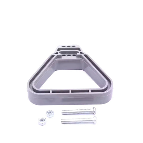 Rock Solid Professional Grade 350 Amp Connector Handles For Electric Forklifts And Solar Panels Hella Durable grey connector grip with hardware.