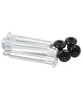 No Tools Needed Door Hinge Repair Kit For Cars 30 Second Install Aluminum Hinge Set with bolts and black caps