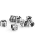 Stainless steel inserts from 15 Piece M10 X 1.0mm Thread Repair Kit Insert Set For Auto And Home Repairs High Speed Steel Kit