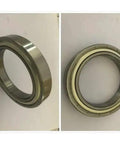 Thin Wall Deep Groove Ball Bearing 16001ZZ Shielded, Ultra Smooth 12 X 28 X 7 mm bearing, showing side and front view angles.