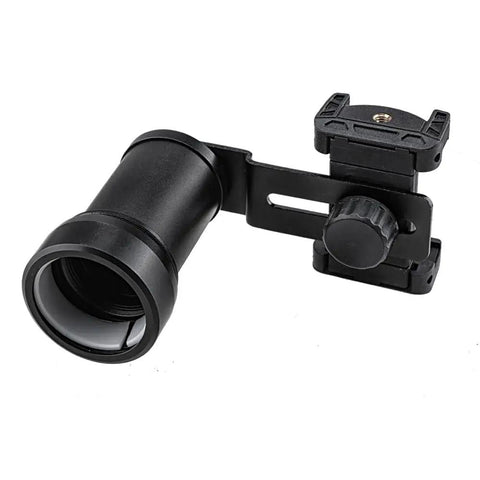 Rifle Scope Smartphone Adapter for Hunting and Birding - Quick Lock System, all-aluminum frame, durable precision camera clip