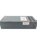 Beefy Adjustable Industrial Switching Power Supply side view showing vents and controls, ideal for CNC and CCTV use
