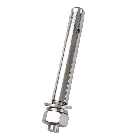 10 Pack M12x120mm Stainless Steel Expansion Bolts With External Hex Washer And Nut For Concrete Walls Rust Resistant Heavy Duty