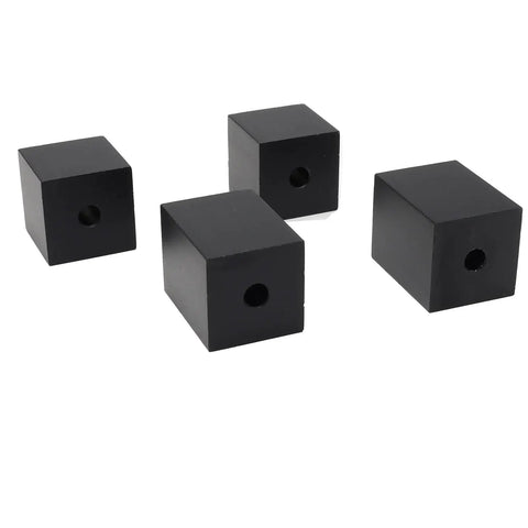 Seat Spacer Kit For 1000 UTVs Billet 6061 T6 Aluminum Four Piece Set displayed on white background
