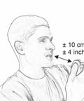 Person using DIGIMIKE Microphone With Noise Reduction Circuit NRC For 6 Pin CB Radios And 10M Radios Rugged Heavy Duty Mic