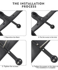 Installation process of Carbon Fiber GPS Bike Computer Mount With Stopwatch Holder For Speedometer And Accessories
