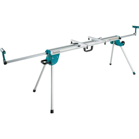 Heavy Duty Folding Miter Saw Stand Portable Job Site Aluminum Cutting Rig With Large Rubber Wheels And Full Length Material Support Extensions Supporting 500 Lb Kickass Build For Daily Grind Crews