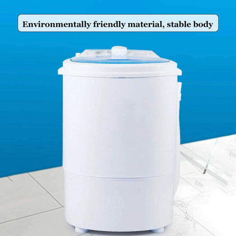 No Fuss Portable Washing Machine With Ultrasonic Deep Clean And Smooth Spiral Rinse 10 Lb Compact Washer Dryer Combo in white color.