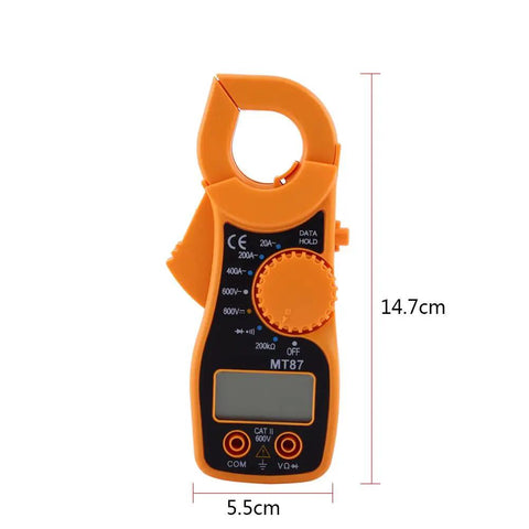 Digital Clamp Multimeter With Large LCD Display For AC And DC Voltage Current And Resistance Testing Handy Workhorse Clamp Tester